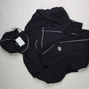 3376 New Aelfric Eden Soufflé Baggy Cloud Hoodie Sets Sz Large Black